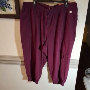 Livi Active Plum Track Joggers - Deep Berry